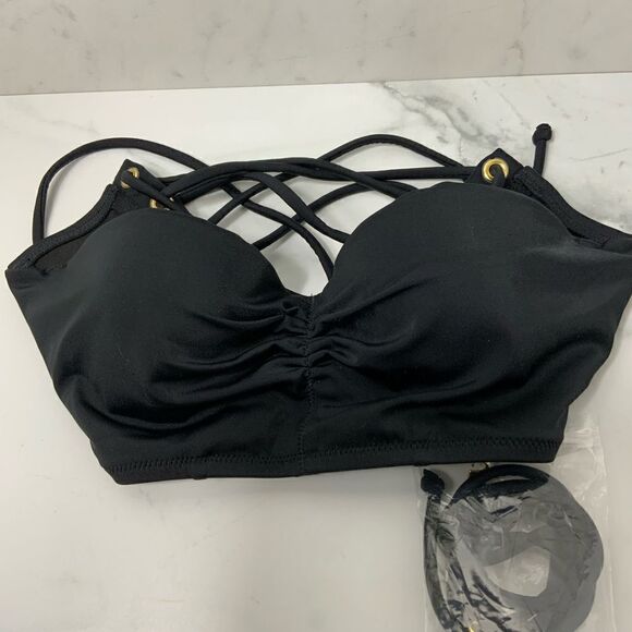 VICTORIA’S SECRET black bikini top - Picture 1 of 3